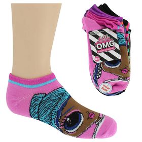 Surprise Girls Aqua Sock Mismatch Suite Princess and Funky Water Shoes,Pink Orange Size 1 L.O.L
